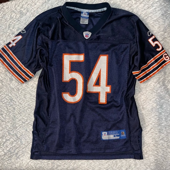 Vintage NFL equipment Reebok Chicago Bears Brian Urlacher jersey retired #54 - Picture 13 of 15